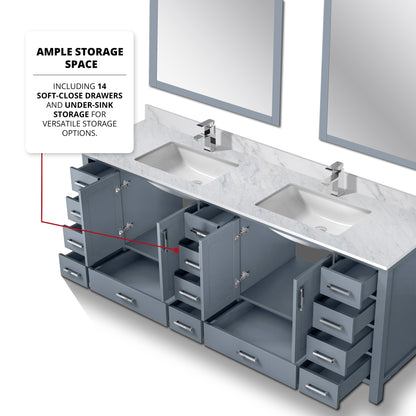 Jacques 84" x 22" Double Bath Vanity