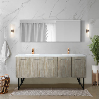 Lancy  72" Double Bathroom Vanity