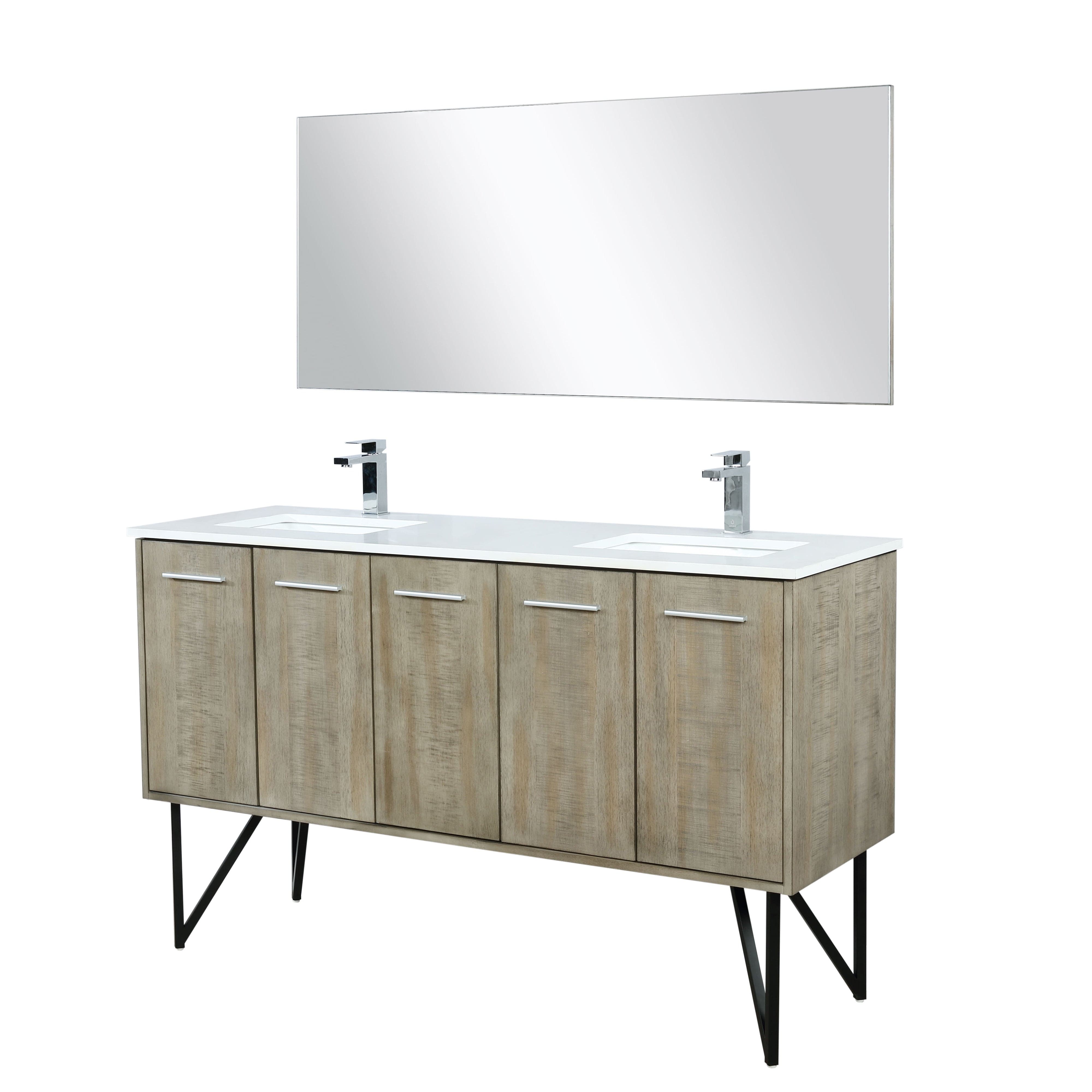 Lancy  60" Double Bathroom Vanity