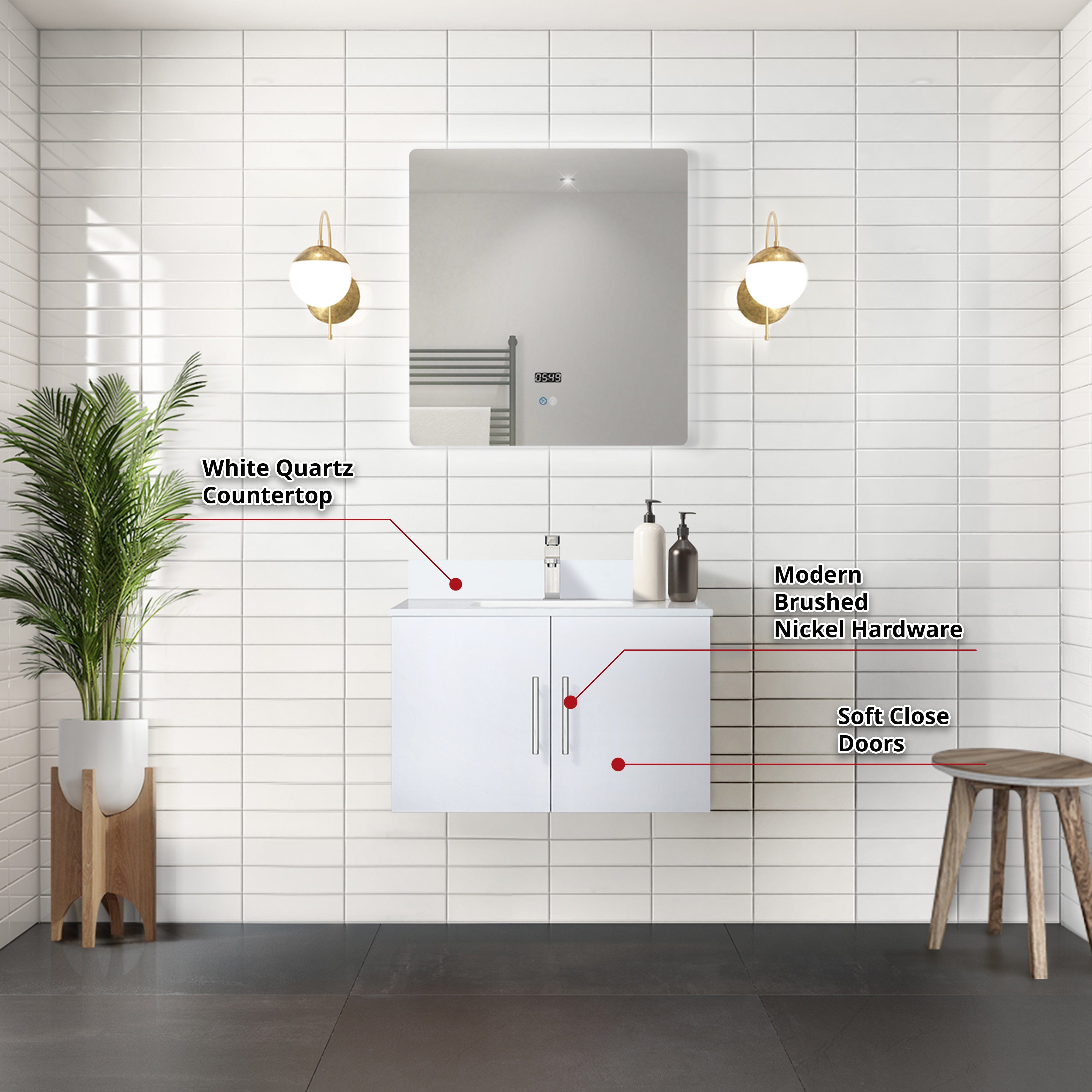 Geneva  30" x 22" Bath Vanity