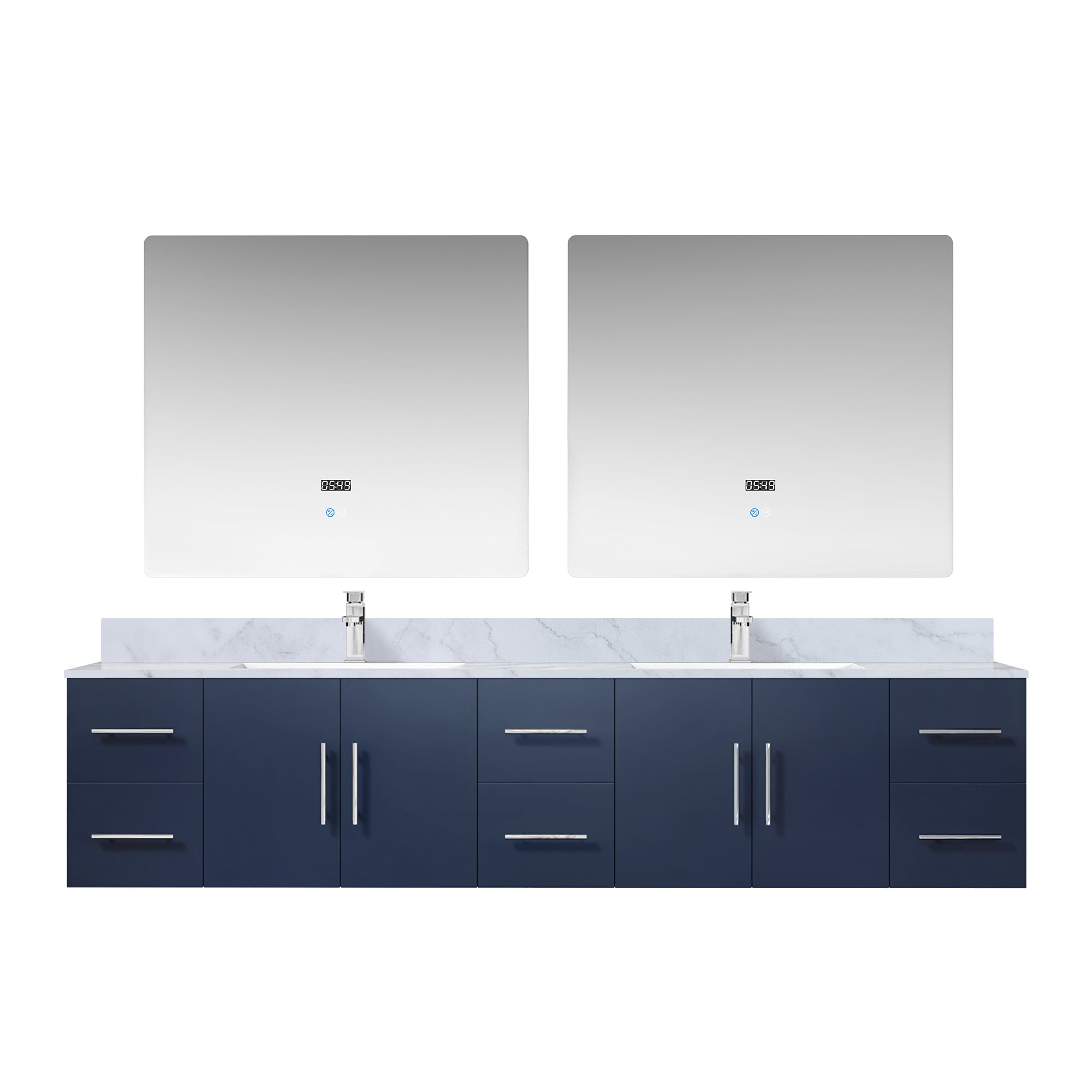 Geneva  84" x 22" Double Bath Vanity