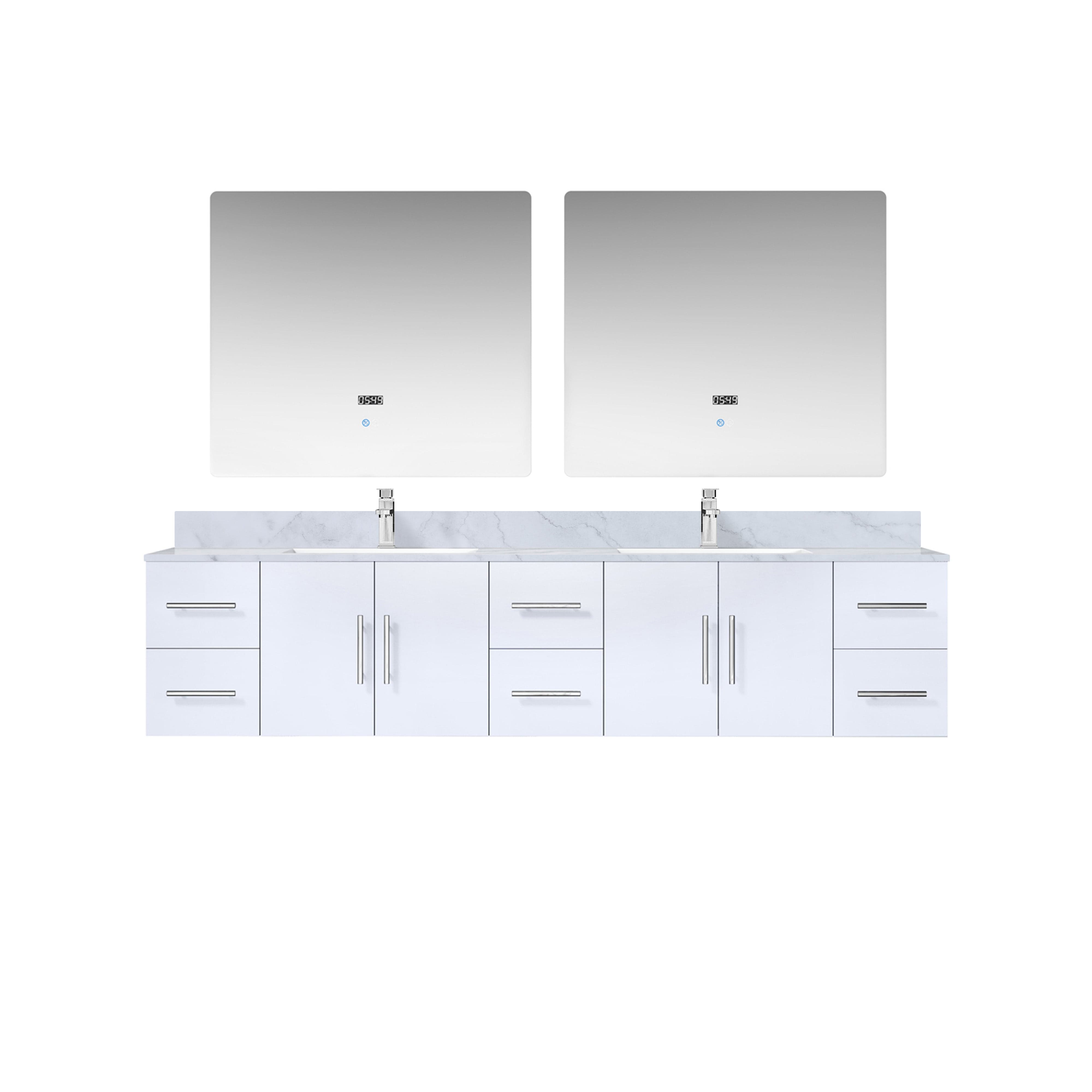 Geneva  84" x 22" Double Bath Vanity