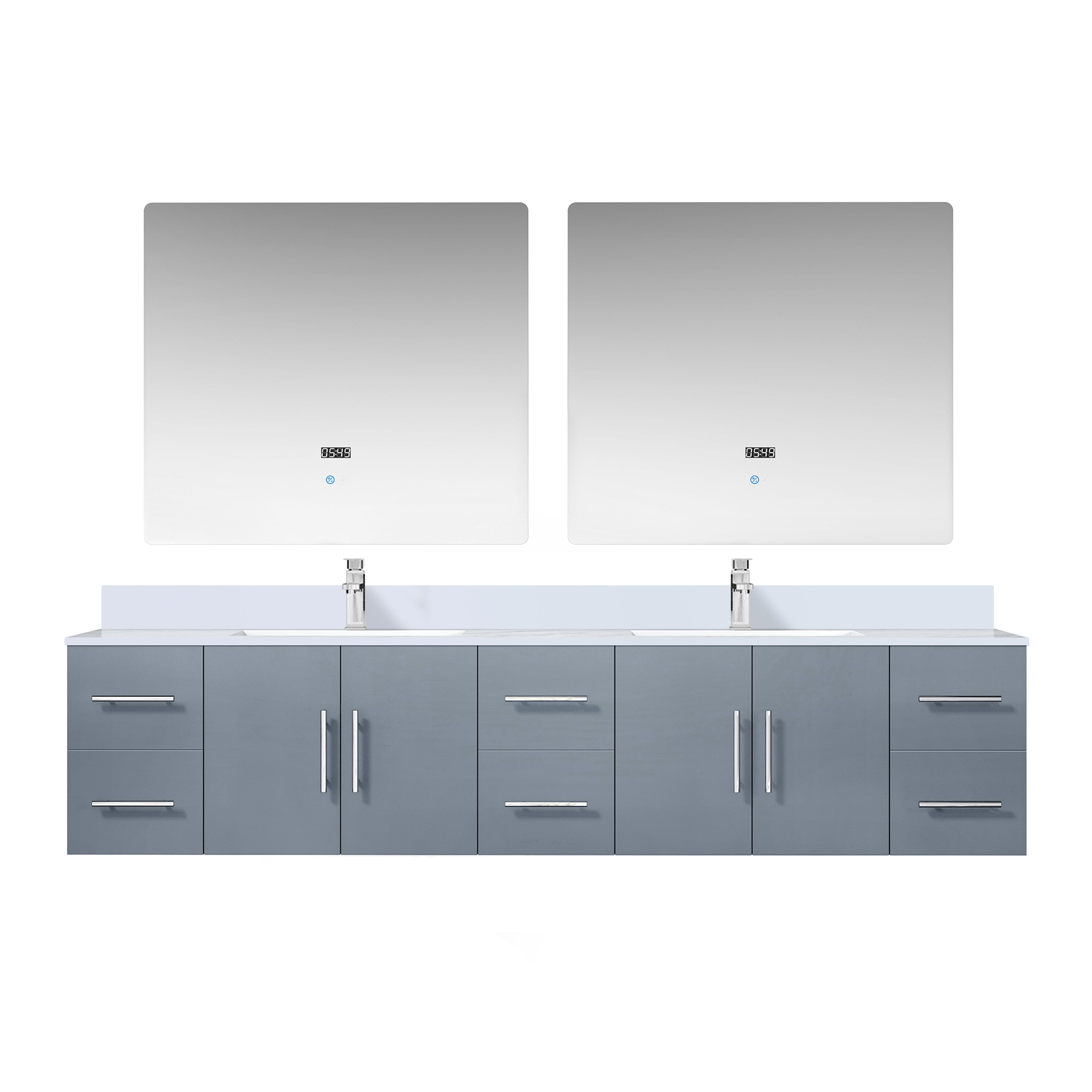 Geneva  84" x 22" Double Bath Vanity