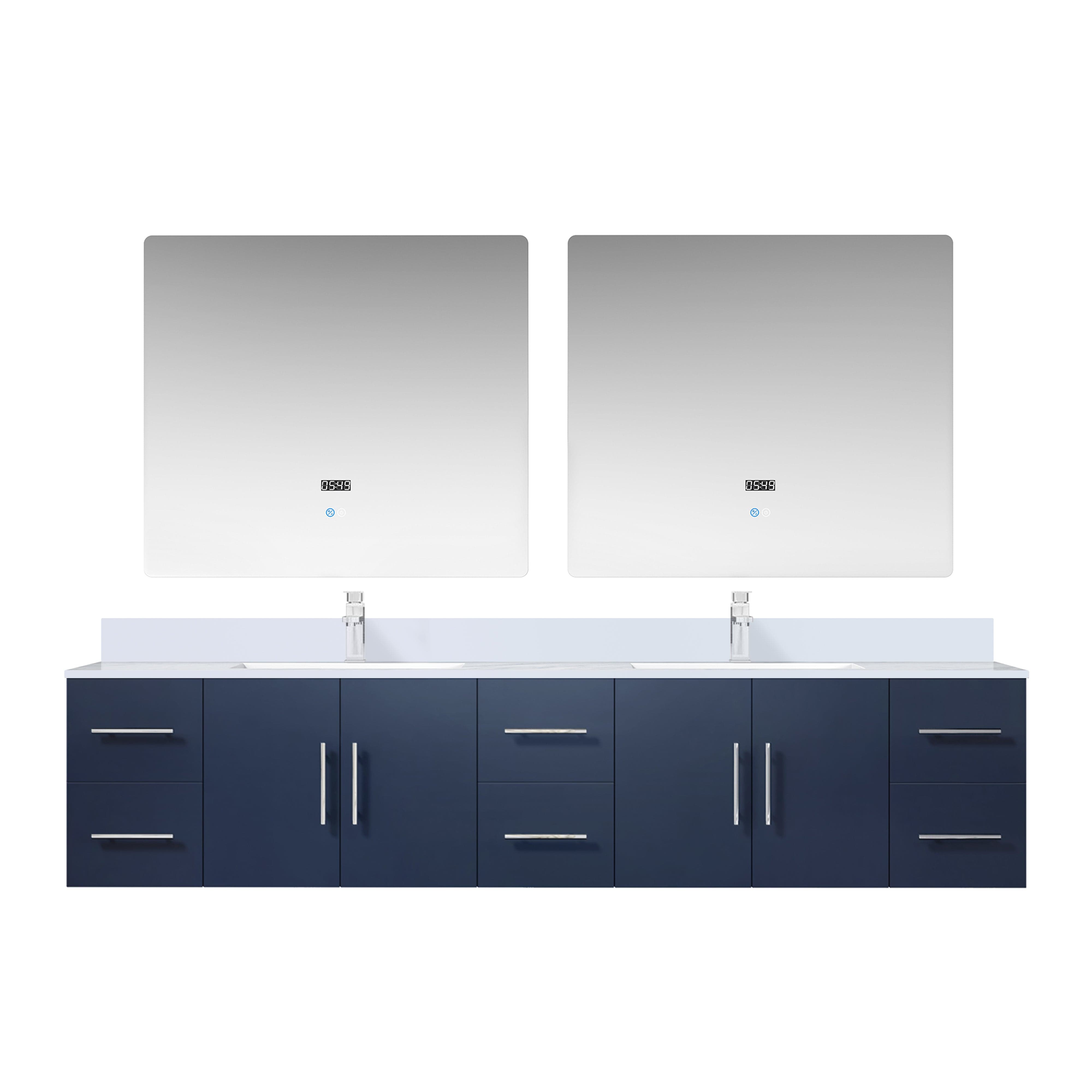 Geneva  84" x 22" Double Bath Vanity