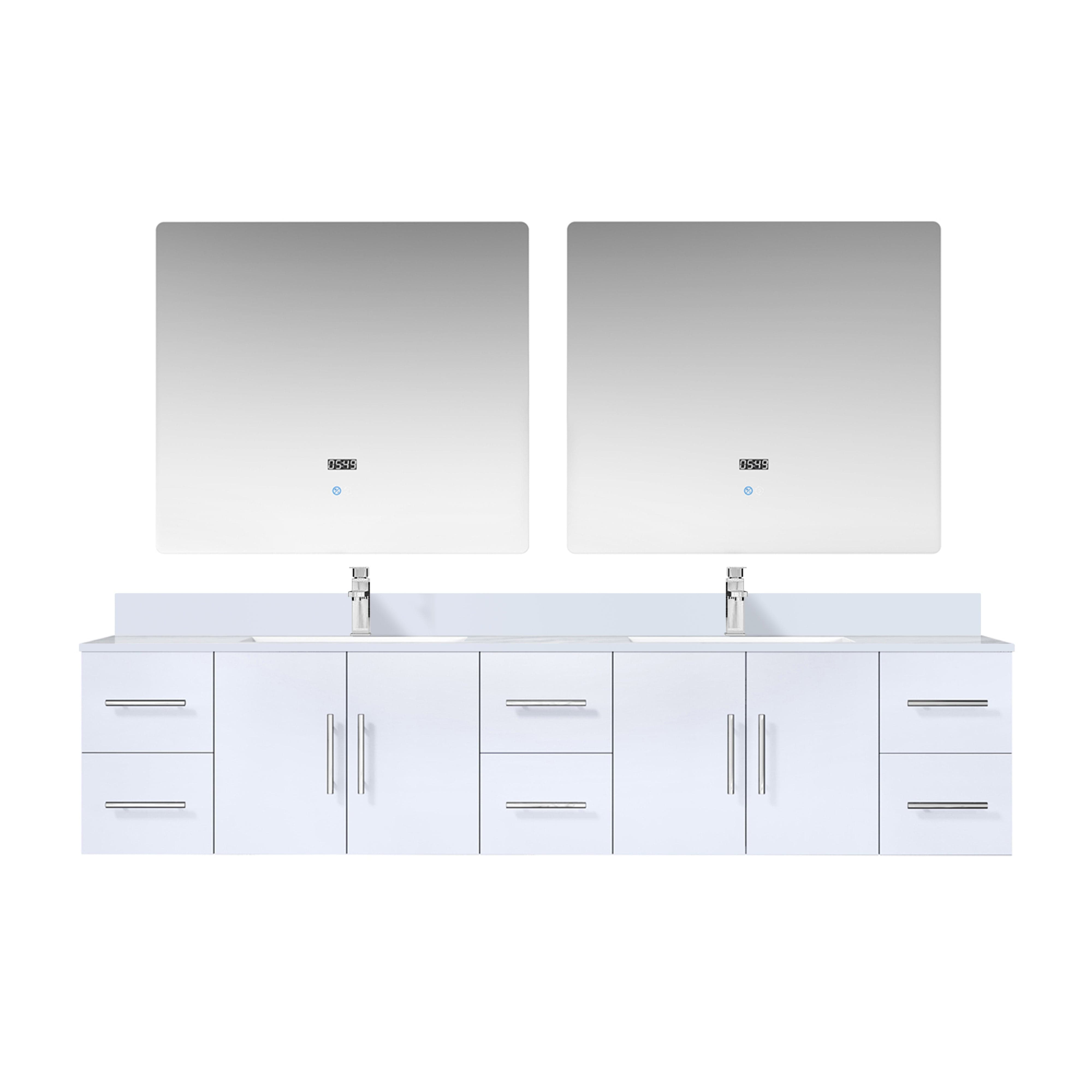 Geneva  84" x 22" Double Bath Vanity