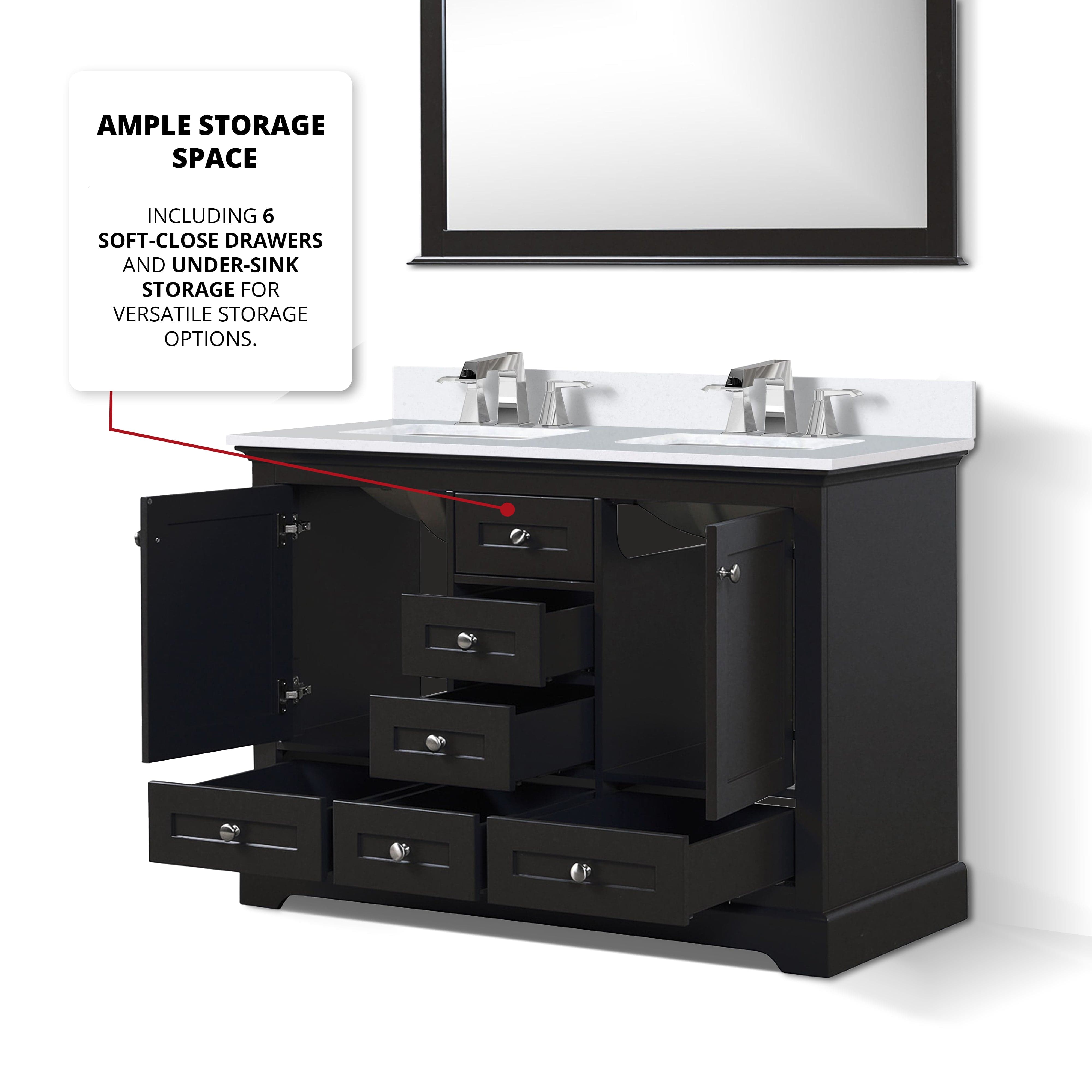 Dukes 48" x 22" Double Bath Vanity
