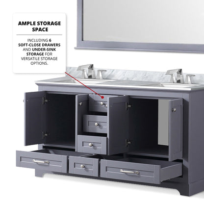 Dukes 60" x 22" Double Bath Vanity