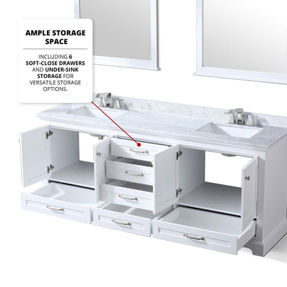 Dukes 80" x 22" Double Bath Vanity