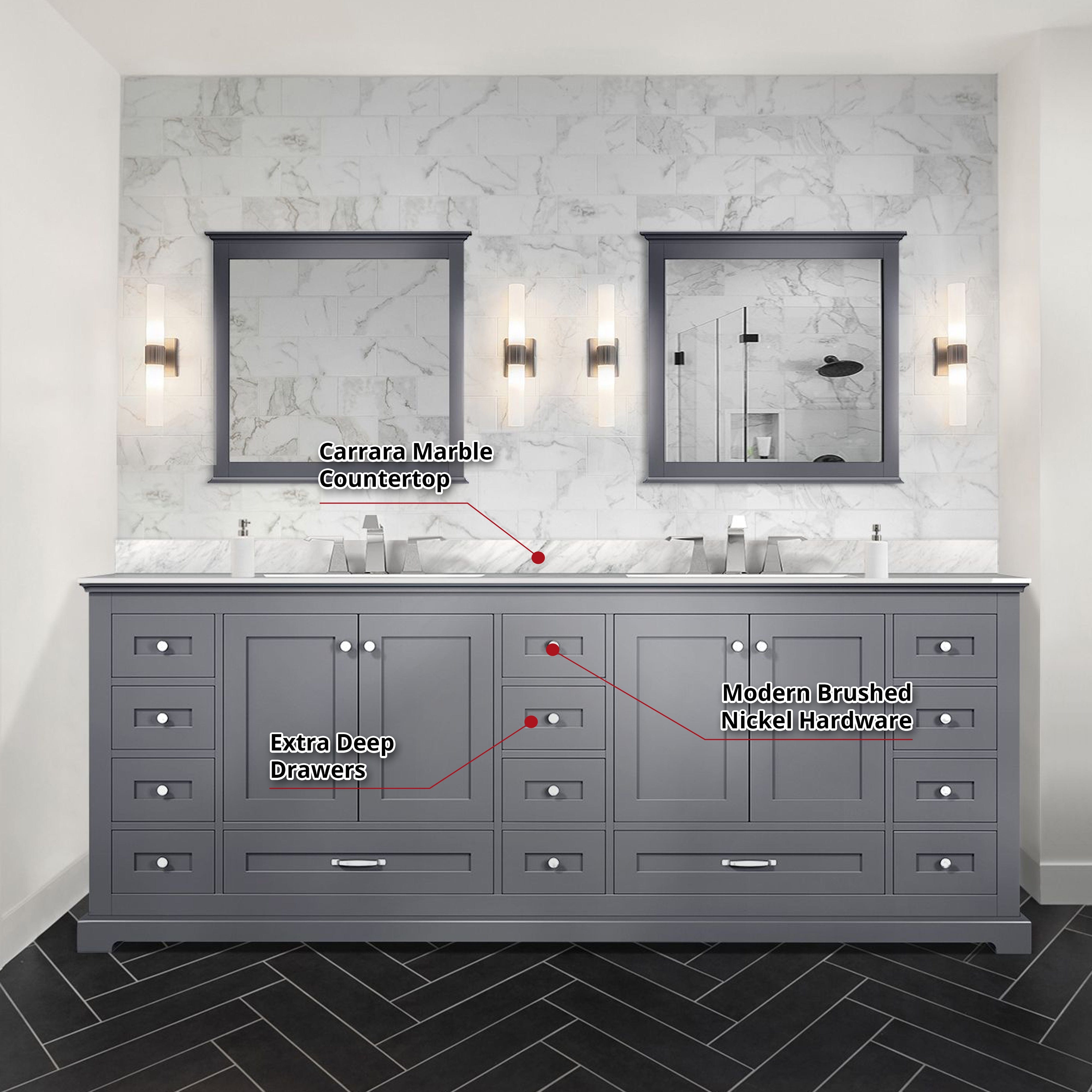 Dukes 84" x 22" Double Bath Vanity
