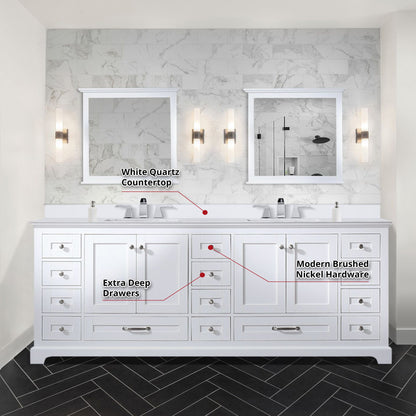 Dukes 84" x 22" Double Bath Vanity