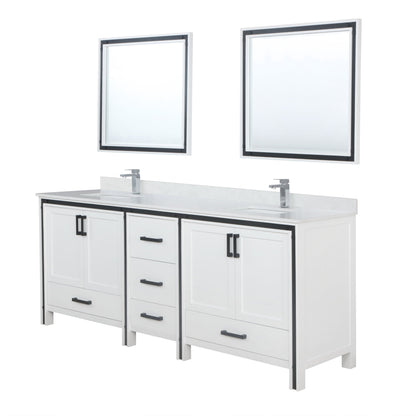 Ziva 84" x 22" Double Bath Vanity