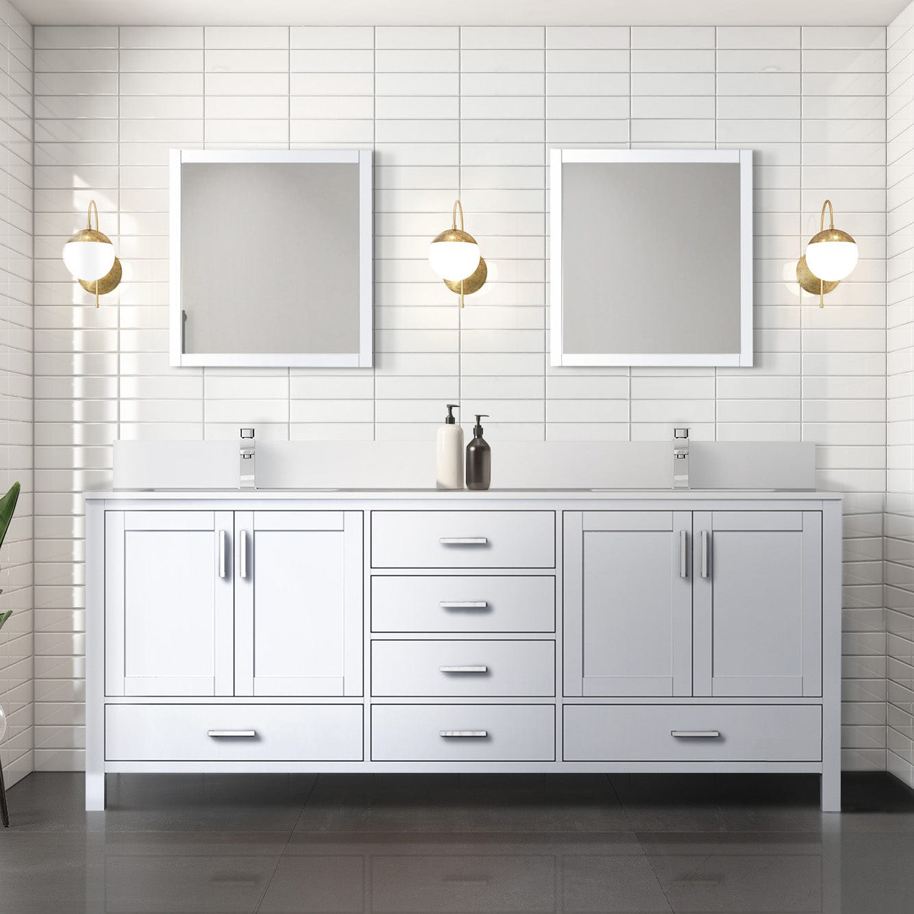 Jacques 80" x 22" Double Bath Vanity