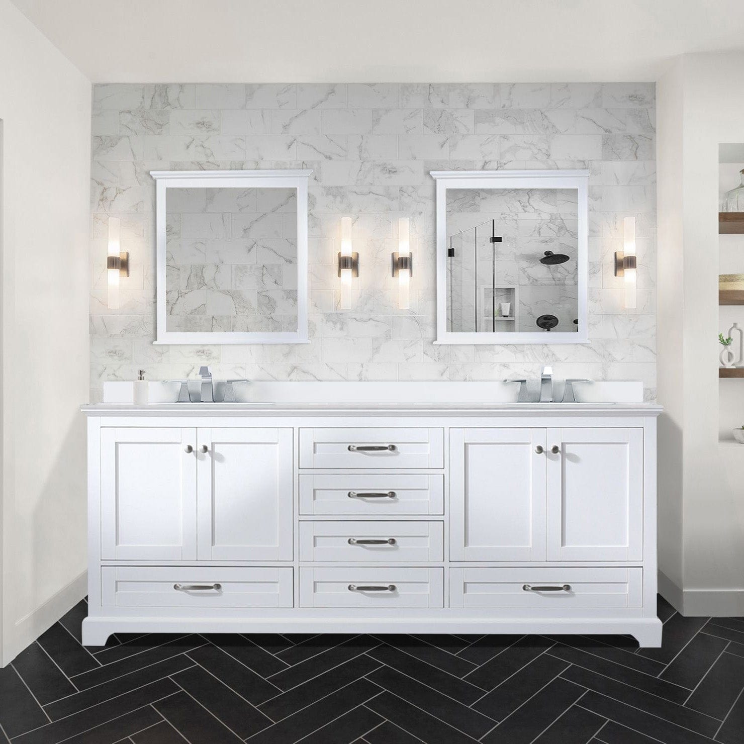 Dukes 80" x 22" Double Bath Vanity
