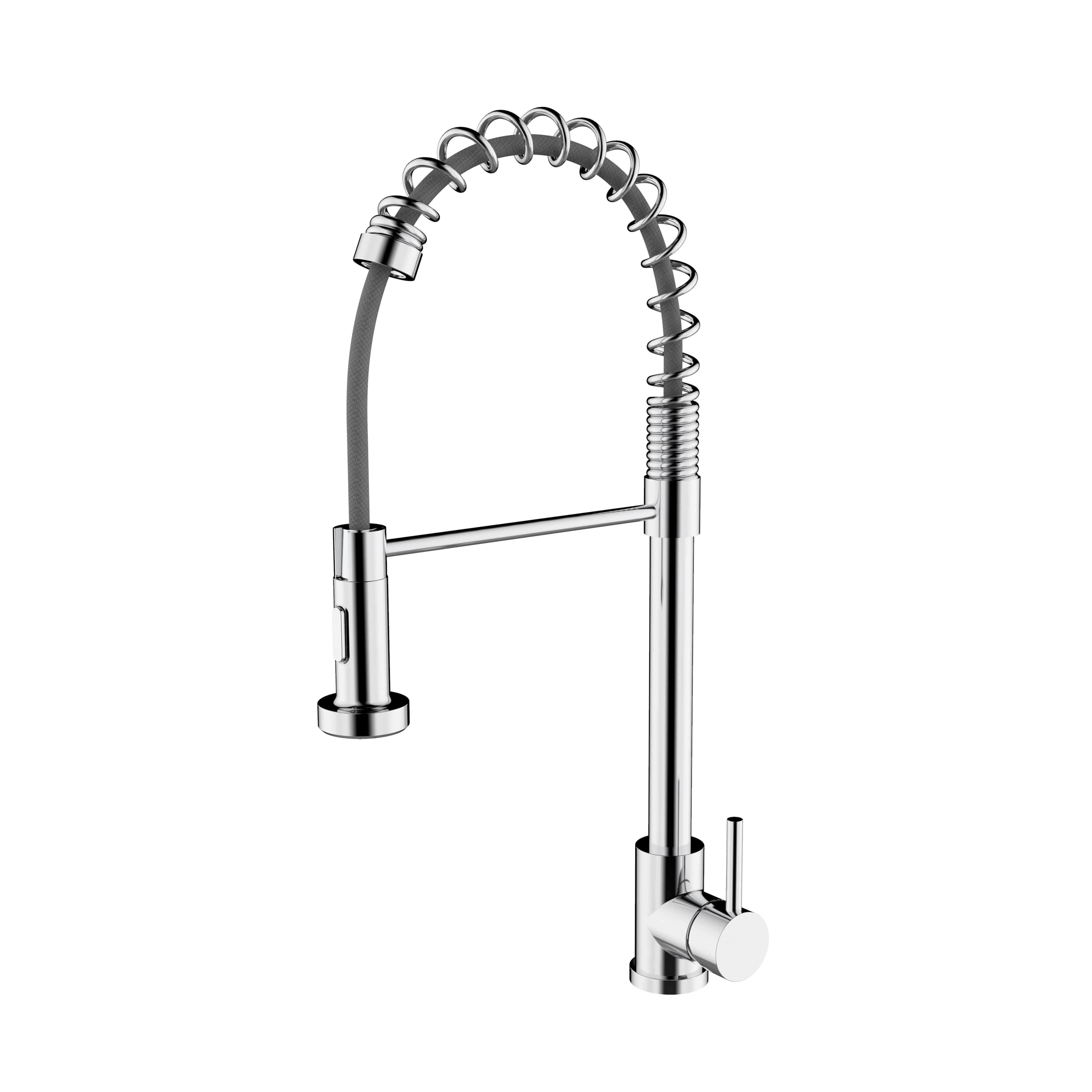 Lanuvio Brass Kitchen Faucet w/ Pull Out Sprayer