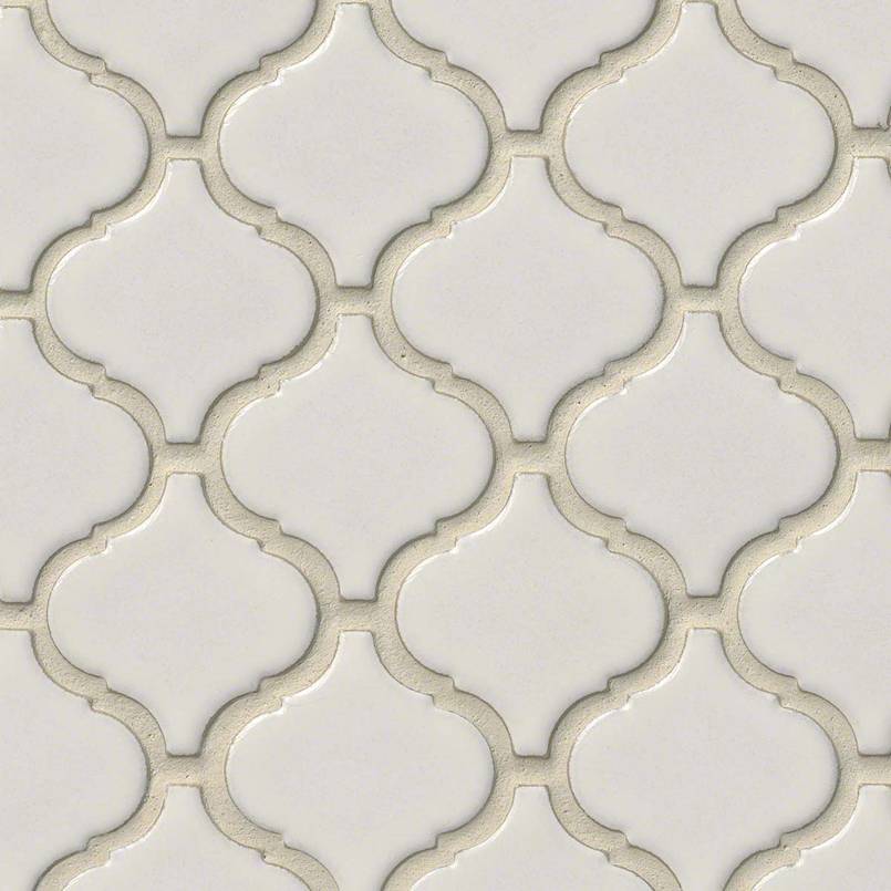 White Matte Arabesque 6Mm