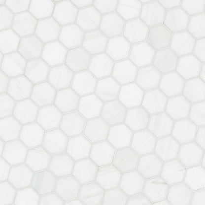 Bianco Dolomite 2” Hexagon Mosaic Tile