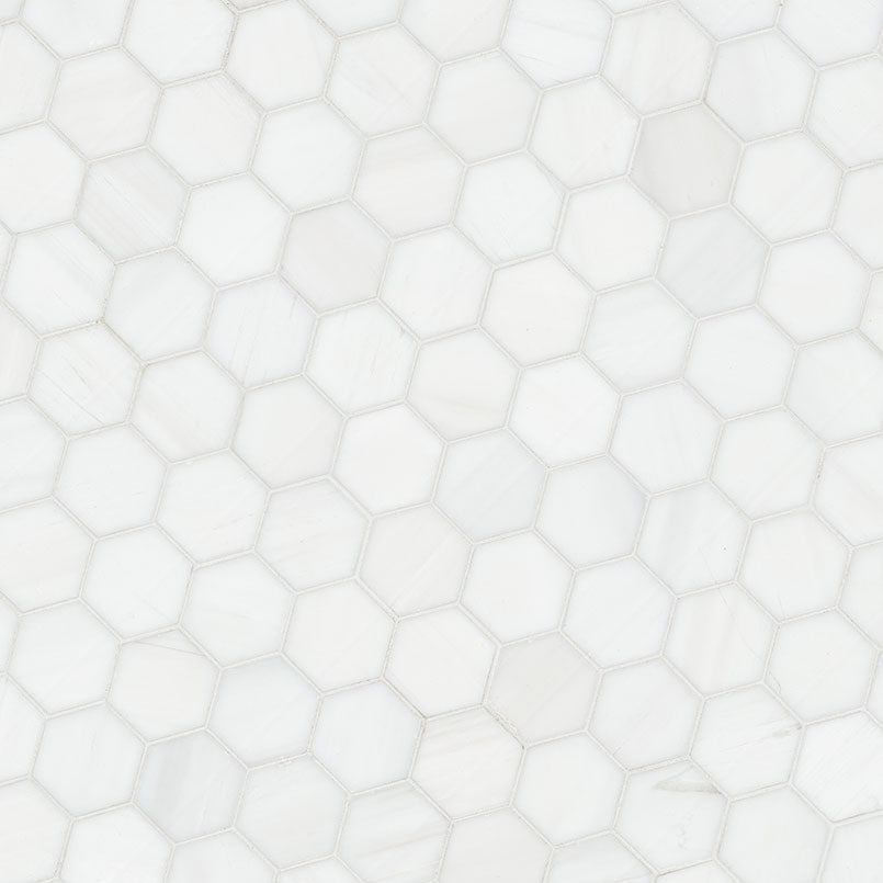 Bianco Dolomite 2” Hexagon Mosaic Tile