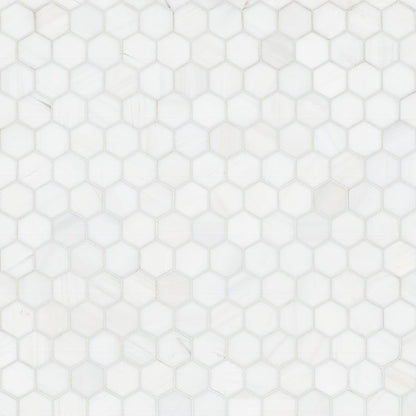 Bianco Dolomite 2” Hexagon Mosaic Tile
