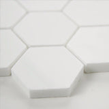 Bianco Dolomite 2” Hexagon Mosaic Tile