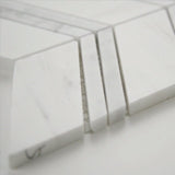 Bianco Dolomite Chevron Polished