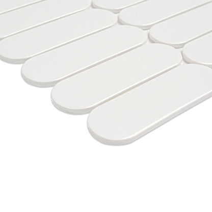 Bianco Glossy Ellipse Tile