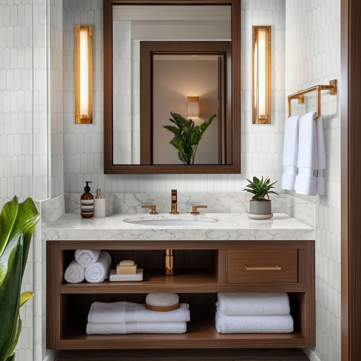 Bianco Glossy Ellipse Tile