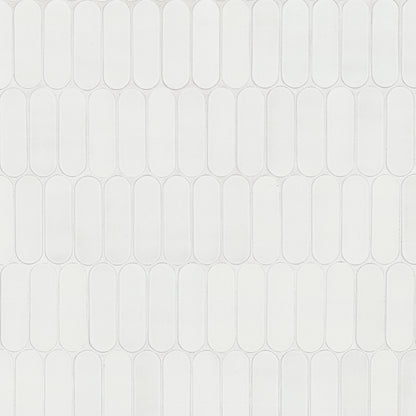 Bianco Glossy Ellipse Tile
