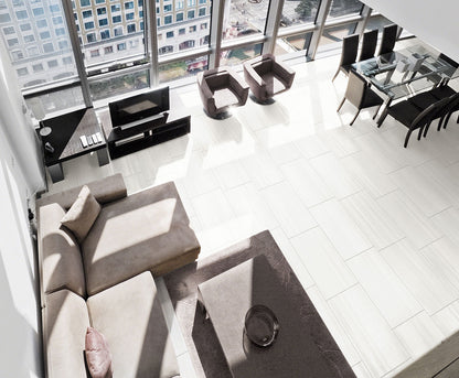 Watercolor Bianco Porcelain Tile