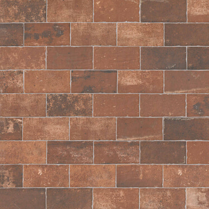 Red Porcelain Tile 5x10