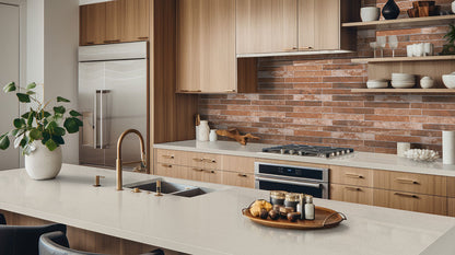 Red Porcelain Tile 2x18