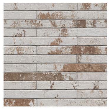 Brickstone Rustique White Brick 2X18 Matte