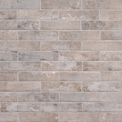 Taupe Porcelain Tile 2x10