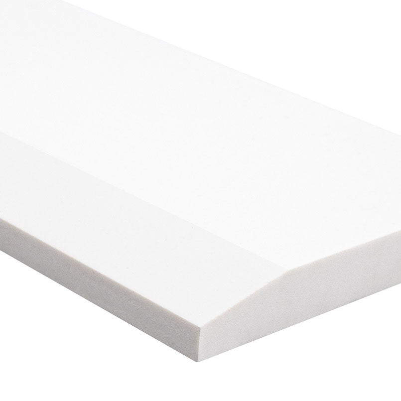 Bright White 5x30x0.62 Single Hollywood Polished Threshold