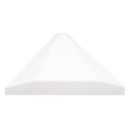 Bright White 5x36x0.62 Double Hollywood Polished Threshold