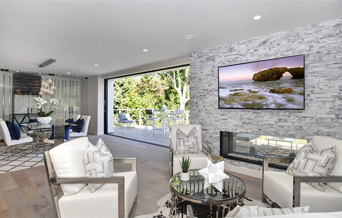 Calacatta Cressa 3D Stacked Stone Panels