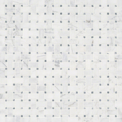 Calacatta Cressa Basketweave Honed