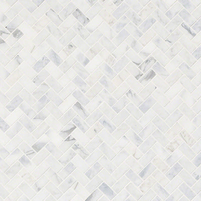 CALACATTA CRESSA HERRINGBONE MOSAIC Mosaic - Shop at Home Craft Studio | Call 