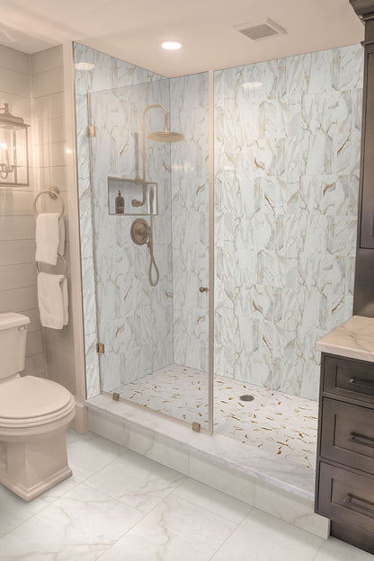 Calacatta Gold Matte Subway Tile 4x12