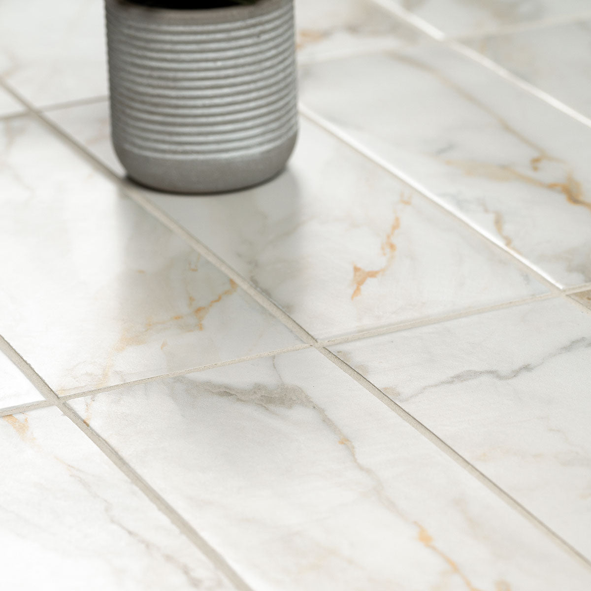 Calacatta Gold Matte Subway Tile 4x12