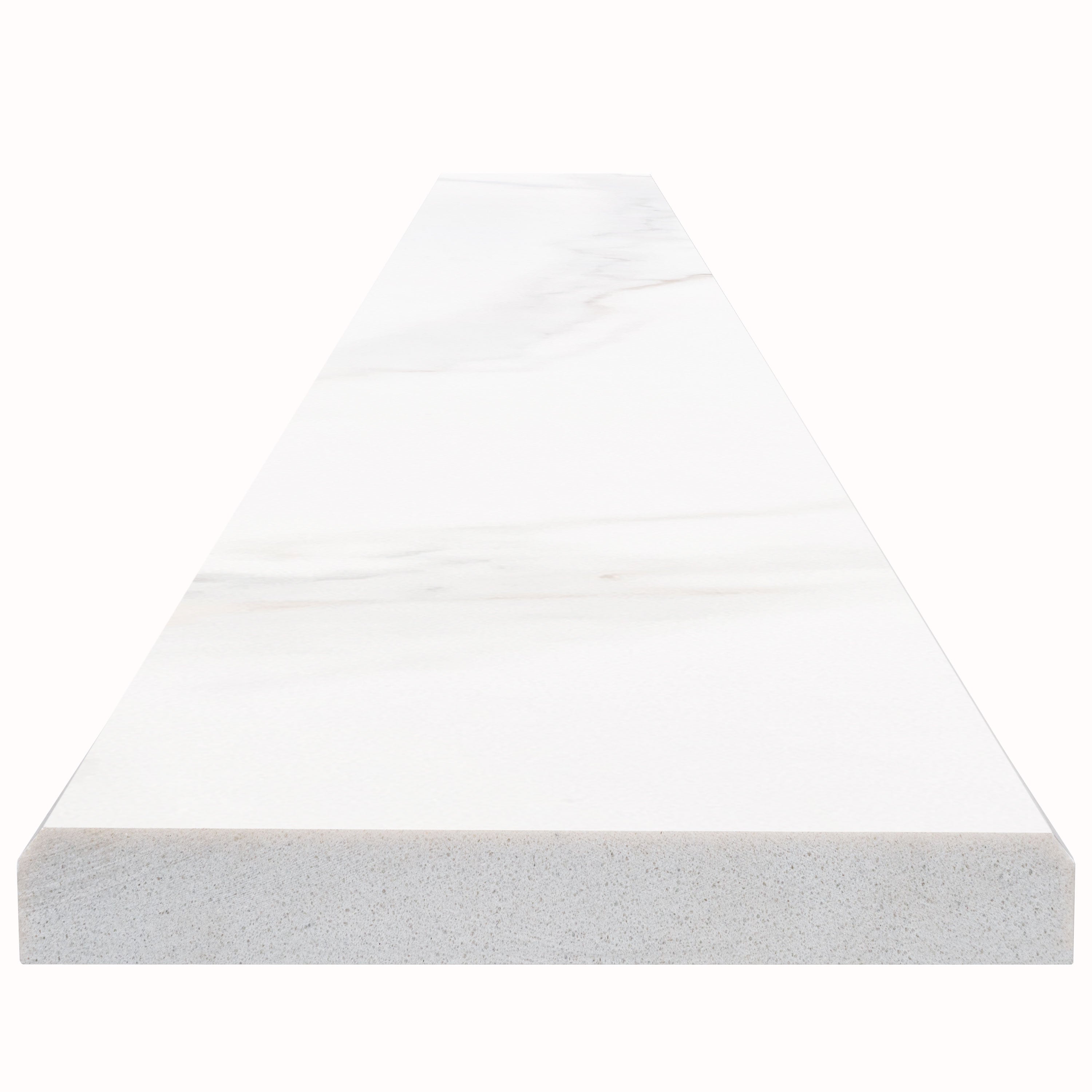 Calacatta Nowy 6x36x0.62 Double Beveled Polished Threshold