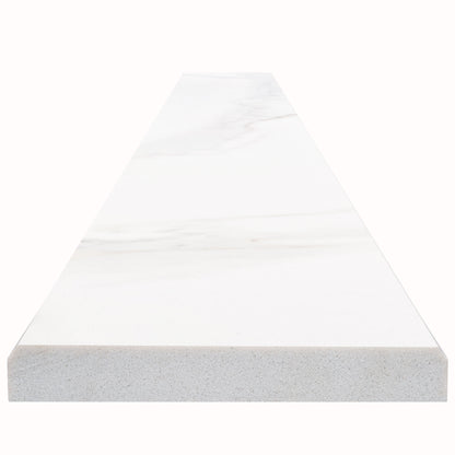 Calacatta Nowy 6x36x0.62 Double Beveled Polished Threshold