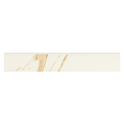 EDEN CALACATTA 4X24 BULLNOSE