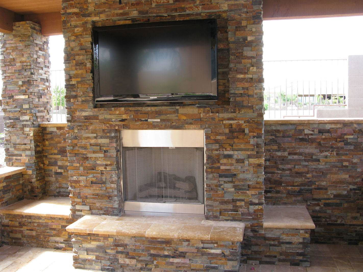 RockMount™ Stacked Stone Panels - California Gold