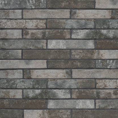 Charcoal Brick Wall Tile