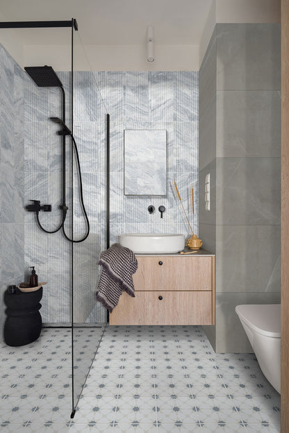 Capri Blue Valentino Fluto 12x24 Honed