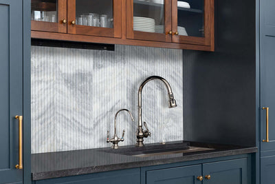 CAPRI BLUE VALENTINO FLUTO 12X24 HONED Floor or Wall Tile - Shop at Home Craft Studio | Call 