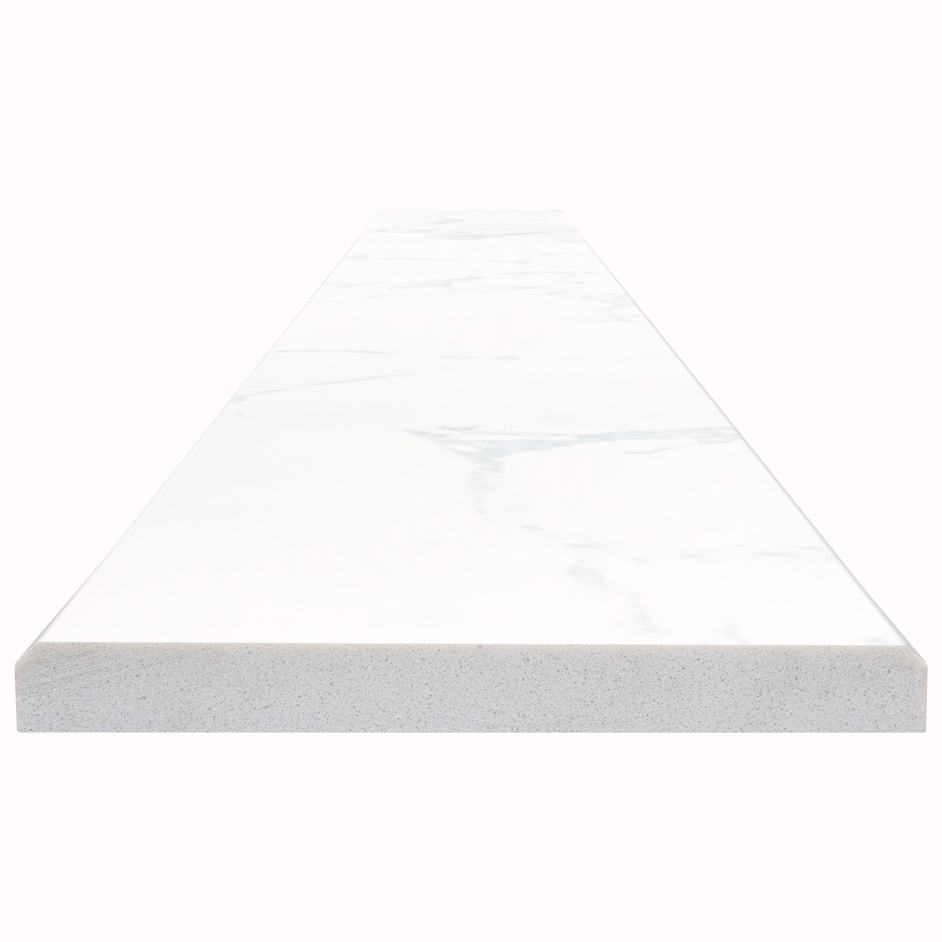 Carrara White 4x36x0.62 Double Beveled Polished Threshold