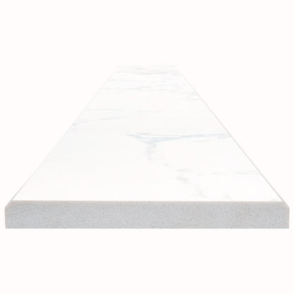 Carrara White 4x36x0.62 Double Beveled Polished Threshold