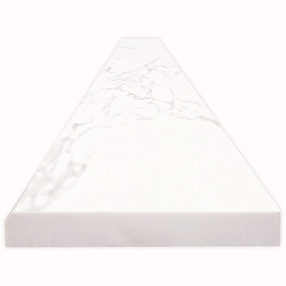 Carrara White 6x73x0.62 Single Beveled Polished Threshold