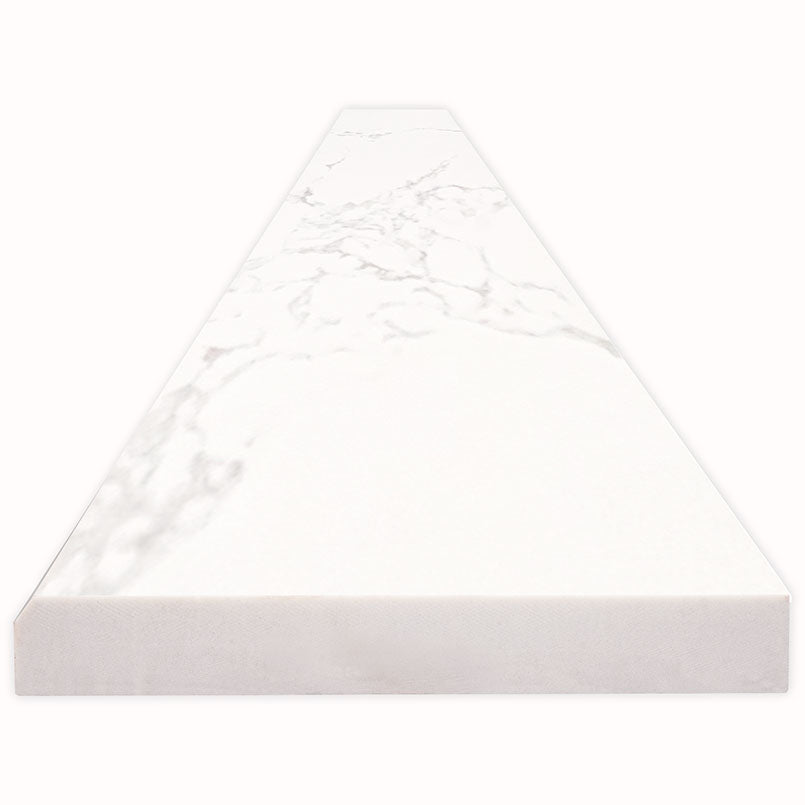 Carrara White 6x73x0.62 Single Beveled Polished Threshold